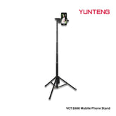 YUNTENG - VCT-1688 Stand Mobile Phone Holder - Black